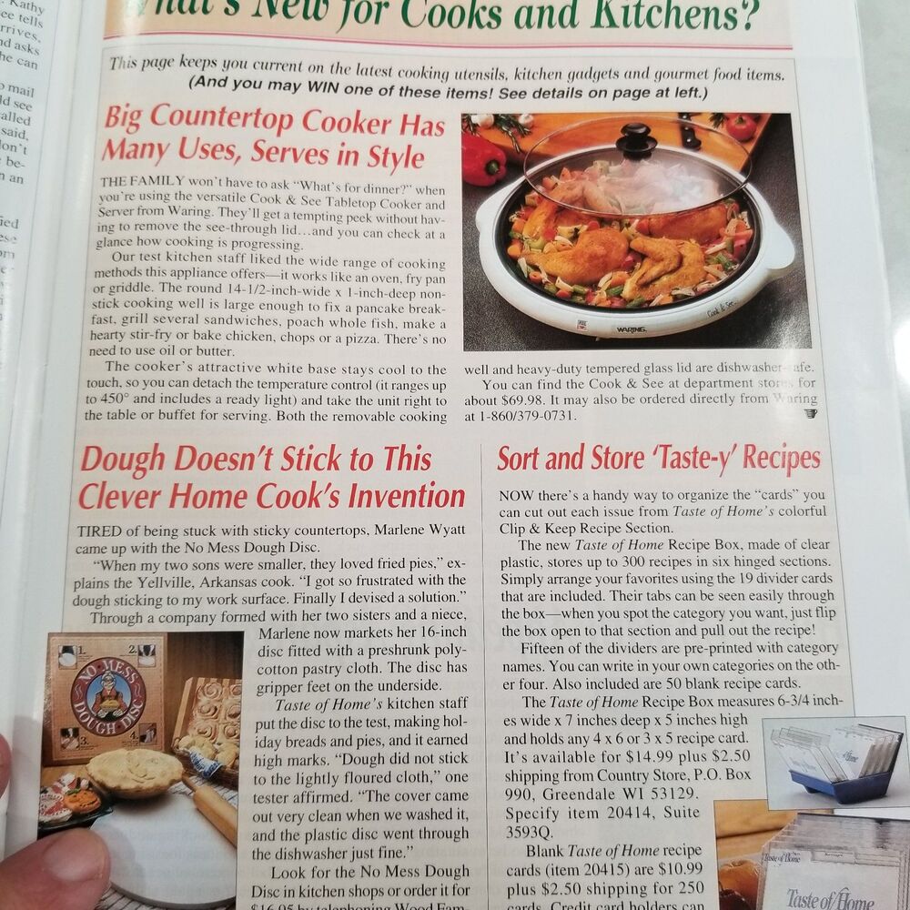 Taste of Home Magazine Dec/Jan 1997 Holiday Issue Vintage Recipes - Picture 6 of 8